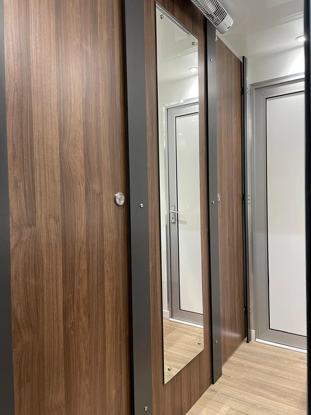 Luxury toilet trailer interior